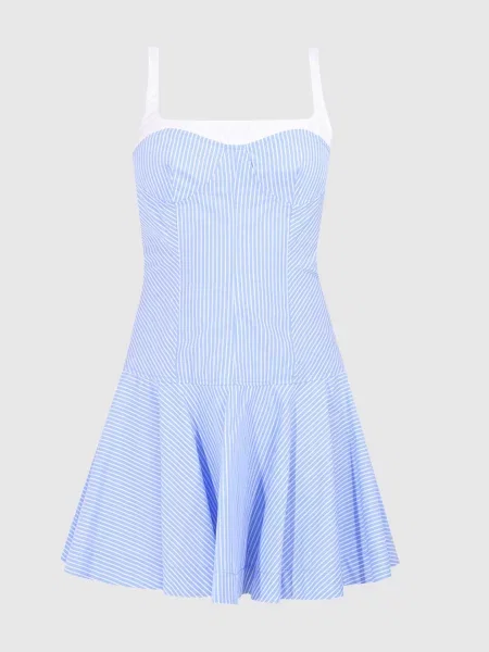 Сукня міні в смужку Simkhai блакитна