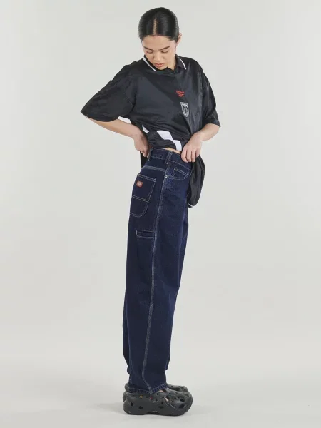 Zúžené zúžené džínsy Dickies v biznis štýle modrá