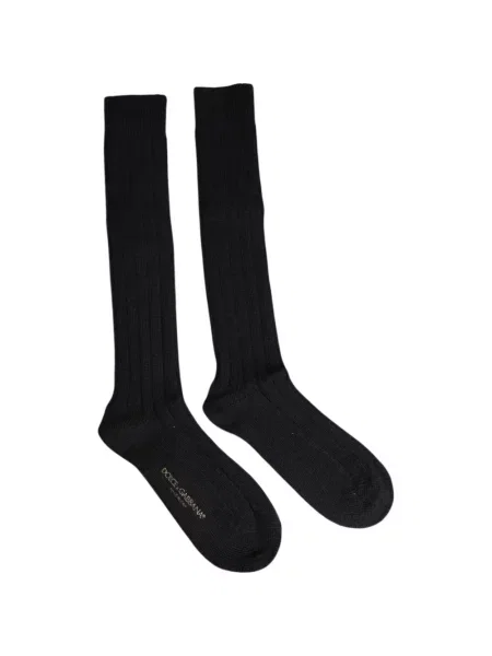 Șosete Dolce & Gabbana de lână negru