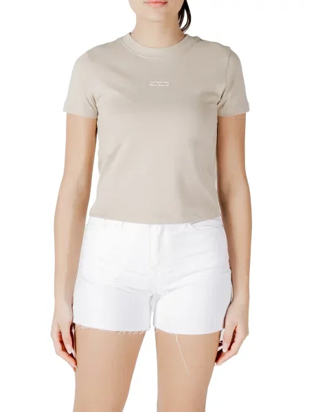 Tricou Calvin Klein bej