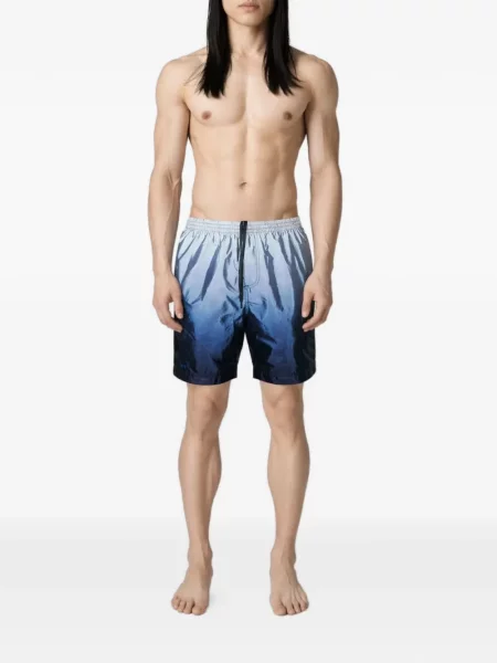 Slip de baie True Tribe cu gradient albastru