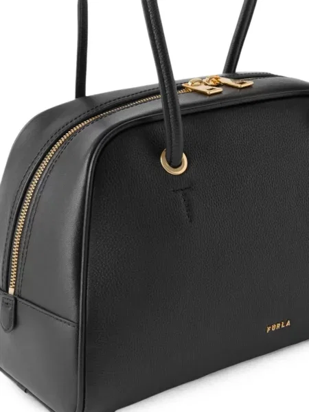 Geantă Furla cu funde negru