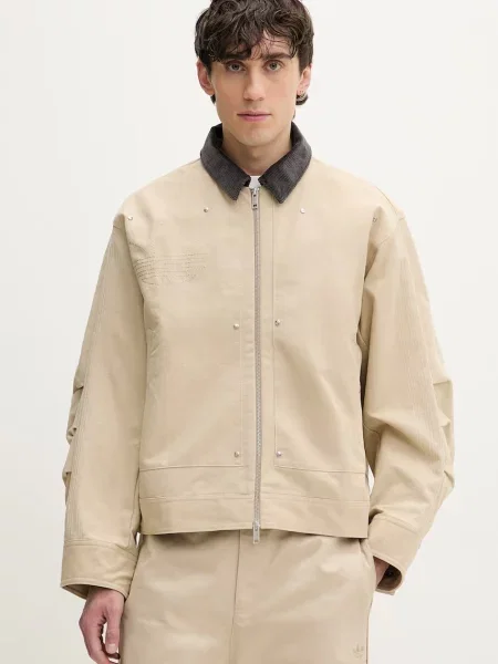 Adidas Originals jachetă pentru bărbați din bej