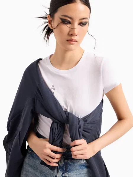 Armani Exchange Футболка білий