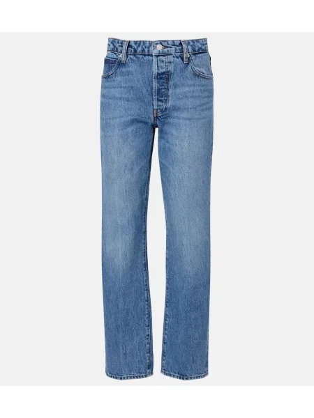 Proste jeansy Frame niebieskie