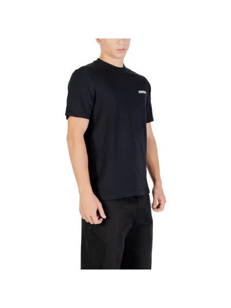 Napapijri Tricou S-SMALL BOX SS | Relaxed fit negru