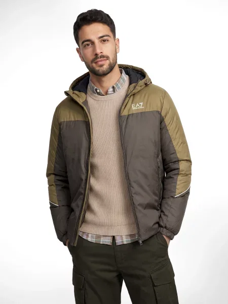 Geacă Emporio Armani Ea7 maro