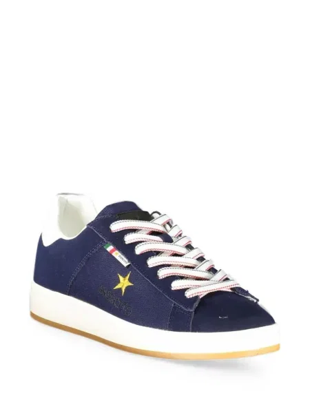 Fűzős csipkés sneaker Esercito 1659 kék