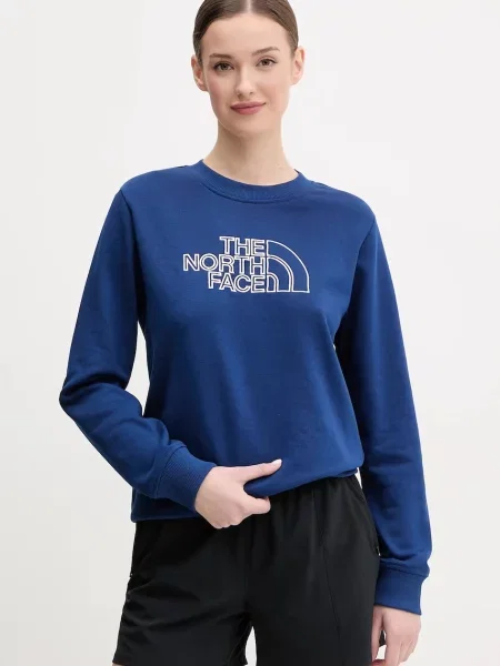 Суитчър The North Face с апликация синьо