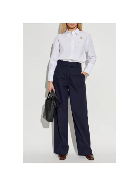 Kenzo koszula Boke Pin Regular relaxed z kołnierzykiem klasycznym biały