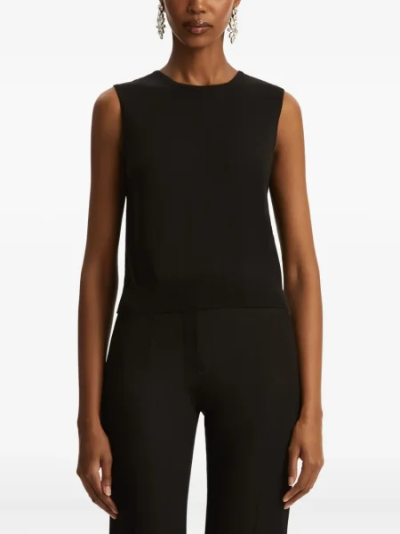 Top Oscar De La Renta negru