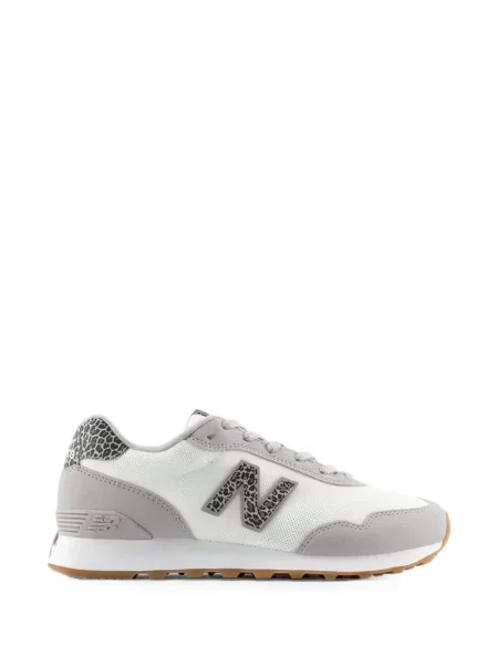 Top New Balance din piele de căprioară alb
