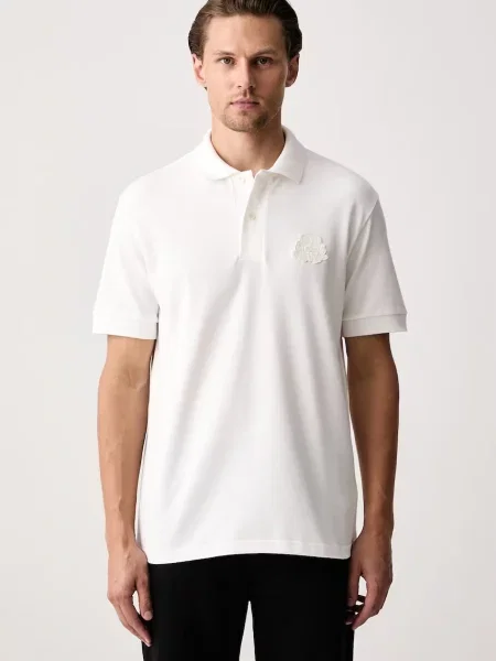 Tricou polo Lacoste bej