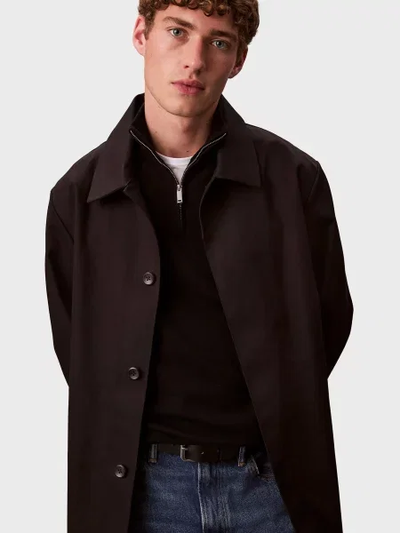 Шерстяной свитер Calvin Klein черный