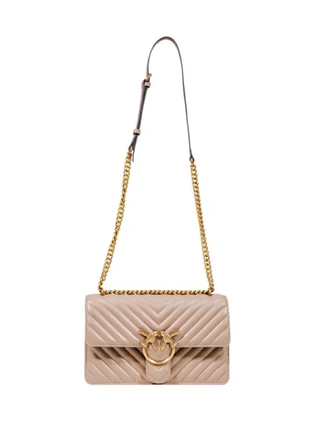 Geanta crossbody Pinko clasică bej