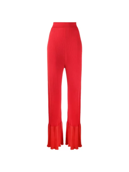 Spodnie Stella Mccartney czerwone