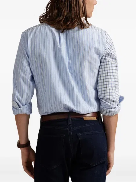 Μικρός κασκέτο Polo Ralph Lauren με χαμηλή μέση υφαίνω διαγωνίως πράσινο