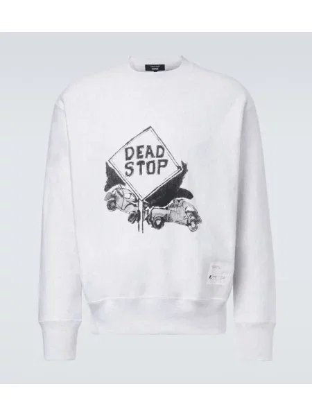 Hanorac Comme Des Garçons Homme cu imagine din jerseu alb