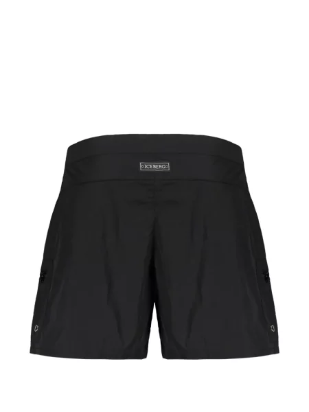 Slip de baie Iceberg cu autograf negru