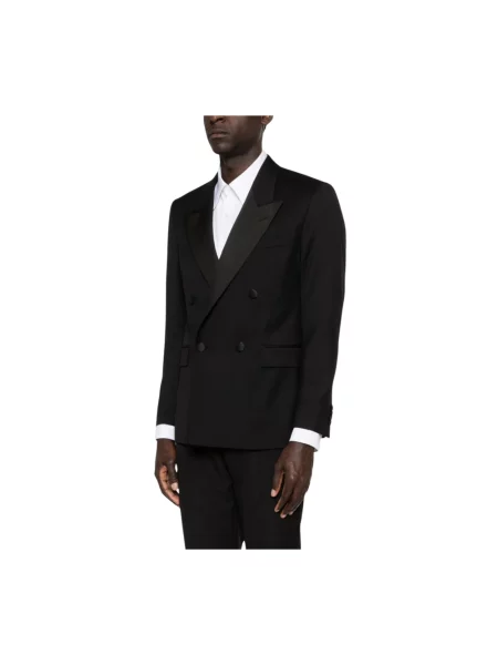 Smoking Lardini wełniany czarny