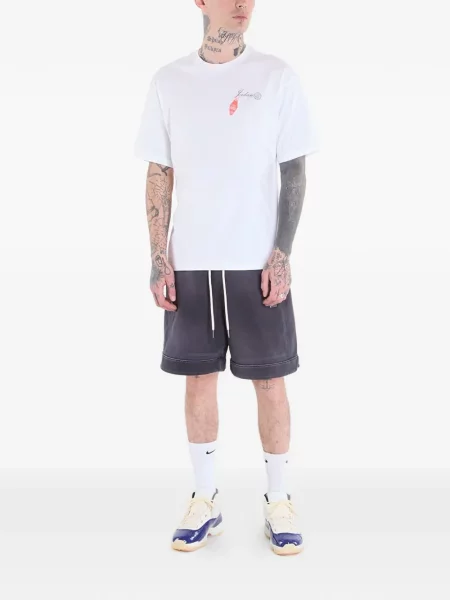 Tricou Jordan cu imagine alb