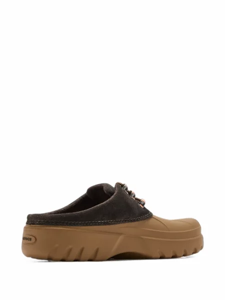 Mules Crocs με κορδόνια με δαντέλα περιδέραιο