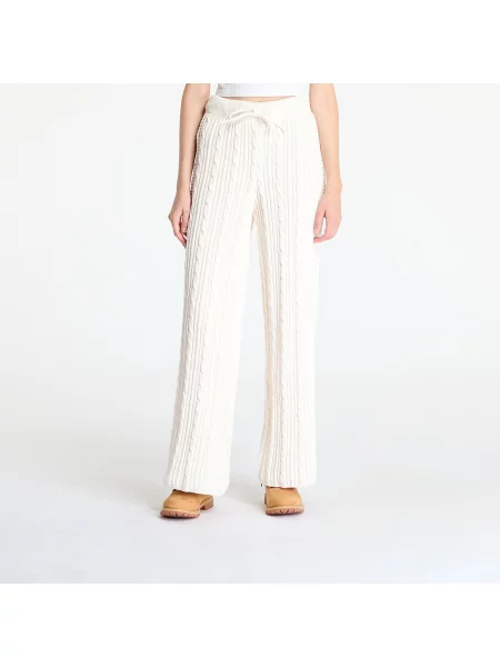 Спортен панталон adidas Originals KNTD Jogger бежово с изчистен дизайн бяло