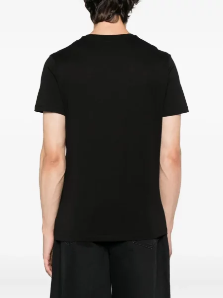 Tricou Diesel cu decolteu rotund negru
