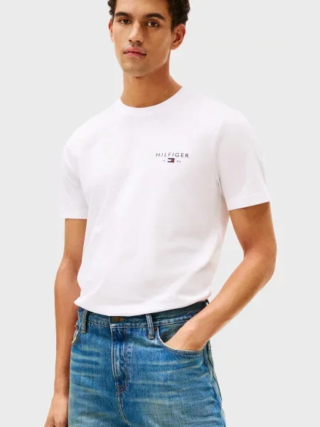 Маленька футболка Tommy Hilfiger біла