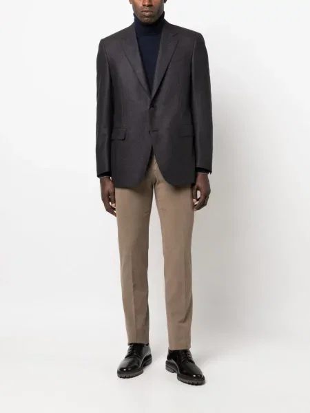 Chinos kelnes Incotex ruda