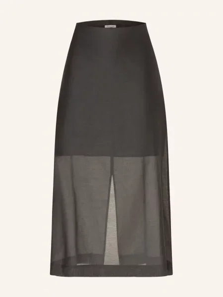 By Malene Birger Sukně Esta S Hedvábím černá