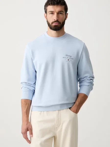 Tommy Hilfiger hanorac pentru bărbați din albastru