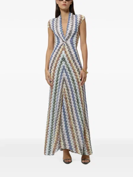 Lung rochie Missoni din dantelă