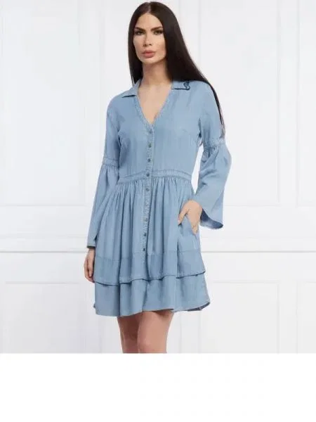 Pinko Rochie accorta albastru