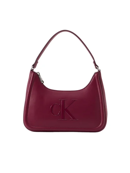 Calvin Klein Geantă de umăr burgundy roșu