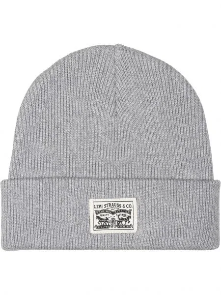 LEVI'S ® Căciulă / negru / alb gri
