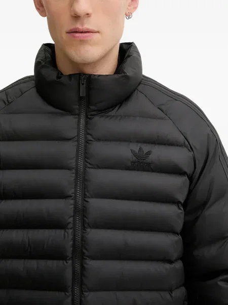 Pantaloni Adidas cu glugă cu dungi alergare negru