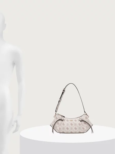 Кожаная сумка-багет Guess