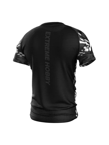 Koszulka Techniczna Sportowa EXTREME HOBBY BLACK PANTHER biała