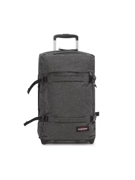 Mali tekstilnii kofer Eastpak Transit'R Black Denim siva