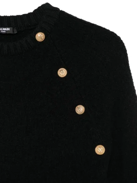 Sweter dziecięcy Balmain czarny