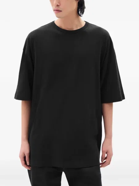 Tricou Ann Demeulemeester din jerseu negru