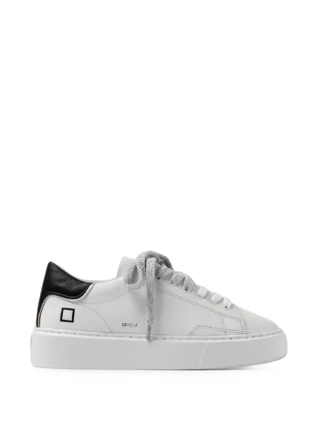 Sneakerși D.a.t.e. din piele cu imagine alb