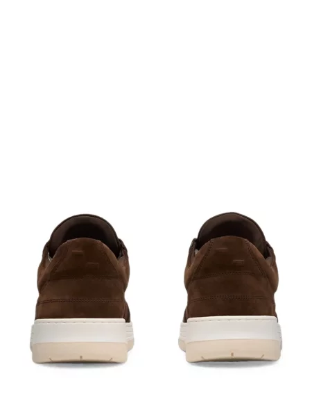 Sneakerși Filling Pieces din piele de căprioară maro