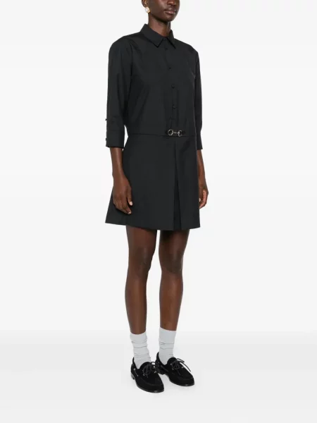 Rochie tip cămașă Gucci de costum gri