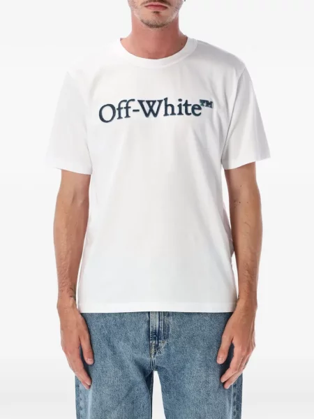 Tricou Off-white cu imagine alb