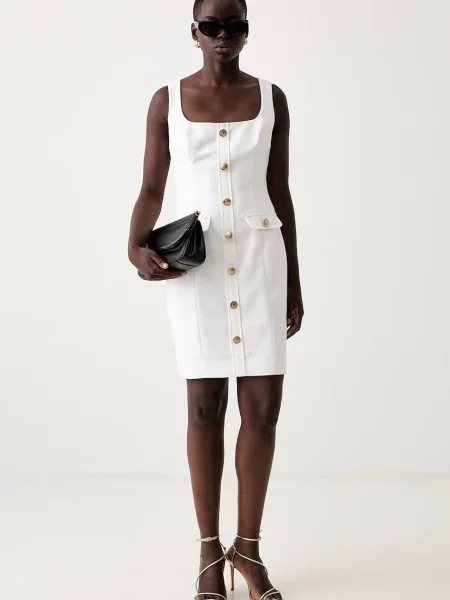 Marciano by Guess rochie cu vâscoză MARI alb