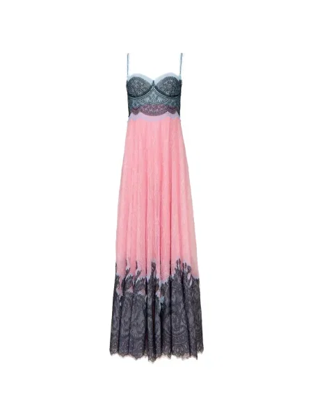 Rochie Costarellos din dantelă roz