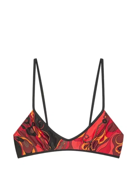 Top Pucci cu imagine portocaliu