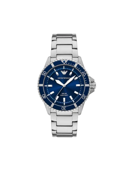 Emporio Armani Ceas World Explorer argintiu
